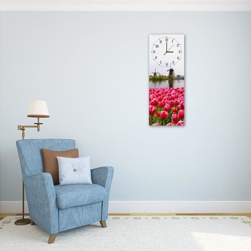 Dekoratīvais sienas pulkstenis Dutch landscape E-interjers.lv