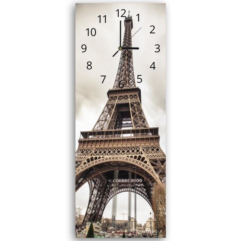 Dekoratīvais sienas pulkstenis Eiffel Tower 2 E-interjers.lv