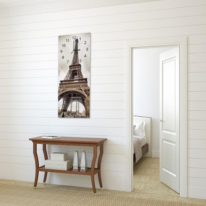 Dekoratīvais sienas pulkstenis Eiffel Tower 2 E-interjers.lv