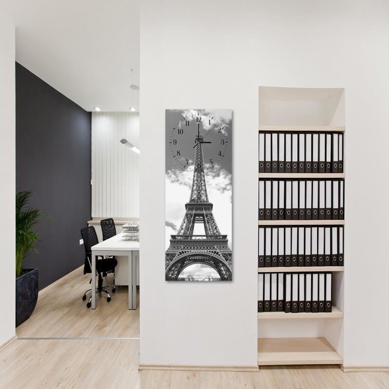 Dekoratīvais sienas pulkstenis Eiffel Tower E-interjers.lv