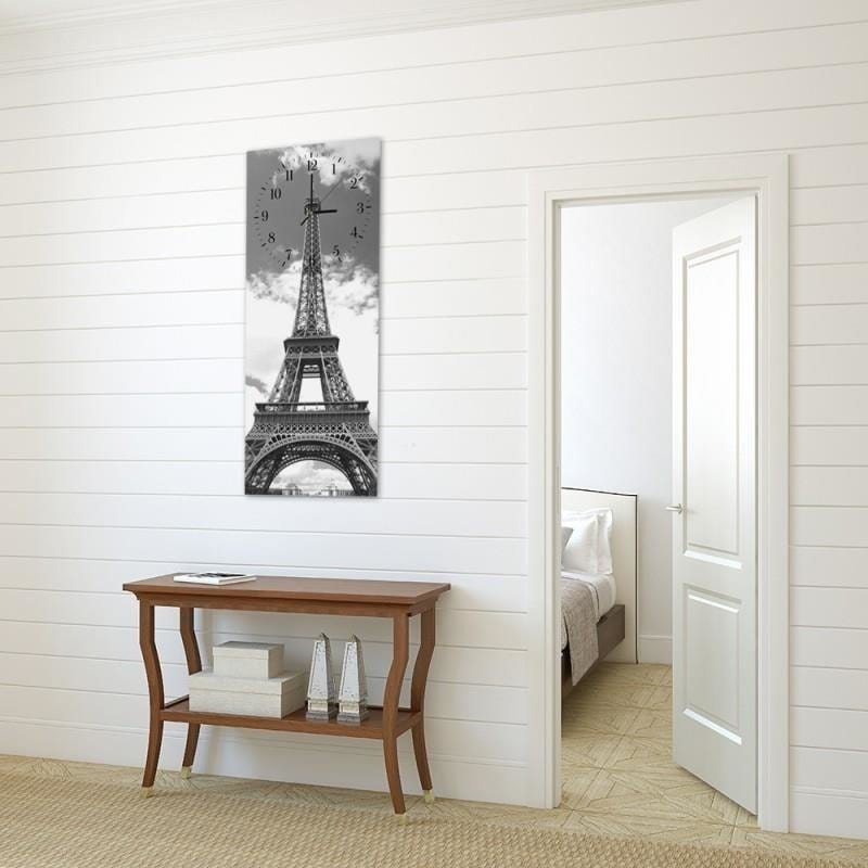 Dekoratīvais sienas pulkstenis Eiffel Tower E-interjers.lv