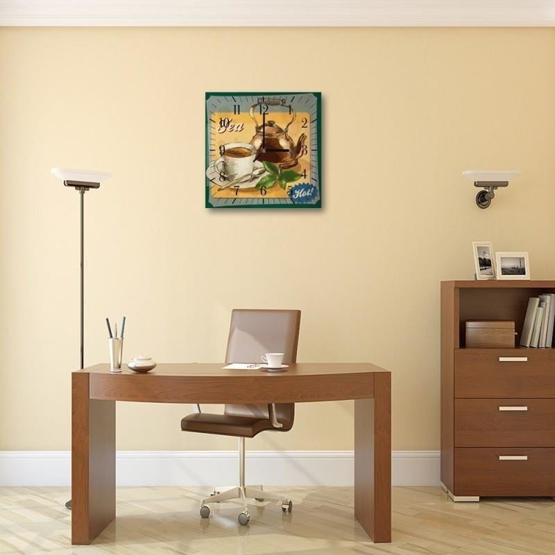 Dekoratīvais sienas pulkstenis Hot Tea E-interjers.lv