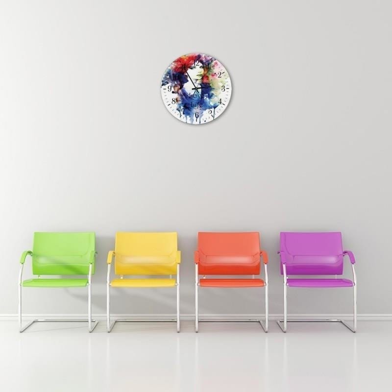 Dekoratīvais sienas pulkstenis Love life 3 E-interjers.lv