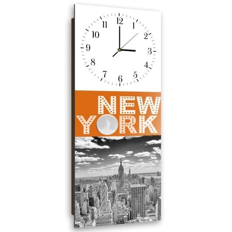 Dekoratīvais sienas pulkstenis New York 2 E-interjers.lv