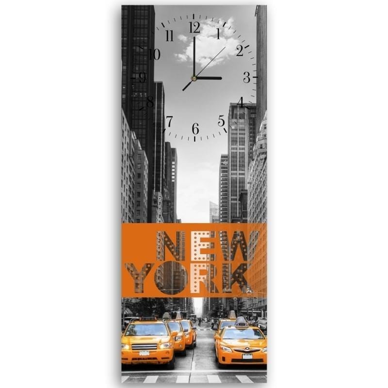 Dekoratīvais sienas pulkstenis New York E-interjers.lv