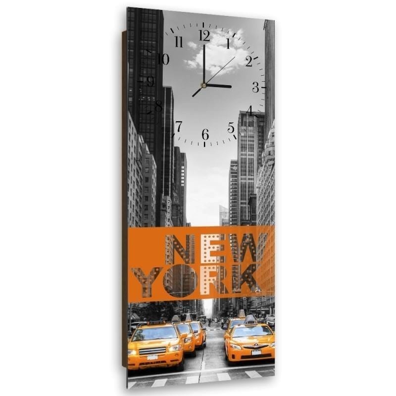 Dekoratīvais sienas pulkstenis New York E-interjers.lv