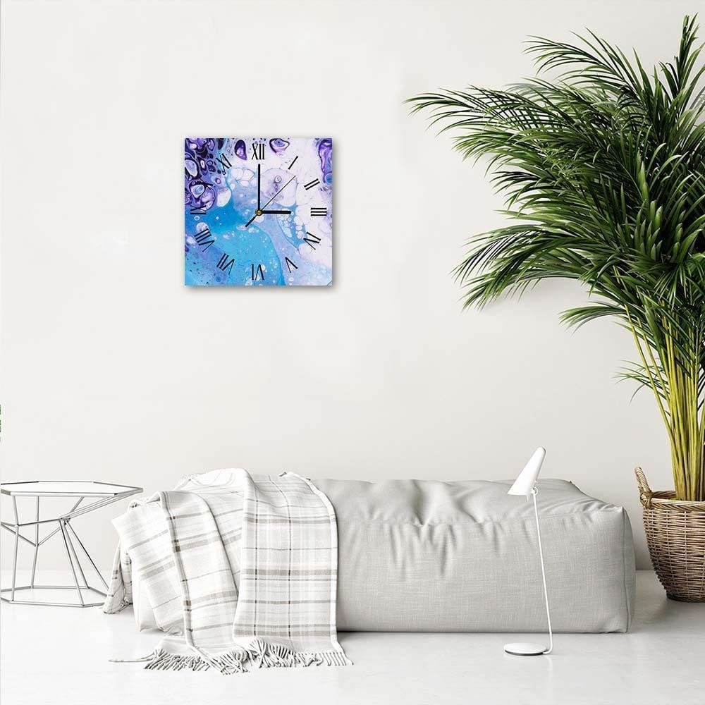 Dekoratīvais sienas pulkstenis Sea marble E-interjers.lv