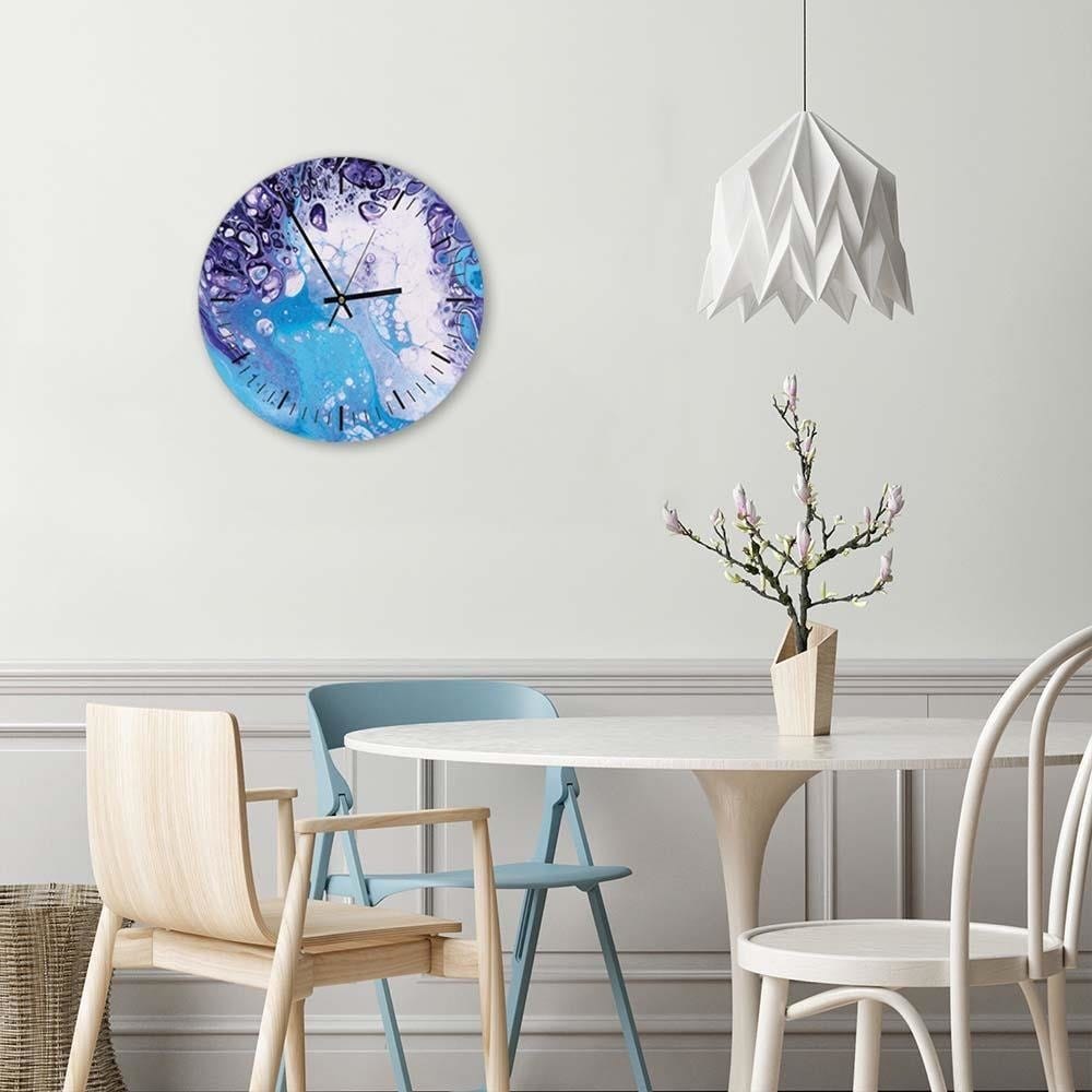 Dekoratīvais sienas pulkstenis Sea marble E-interjers.lv