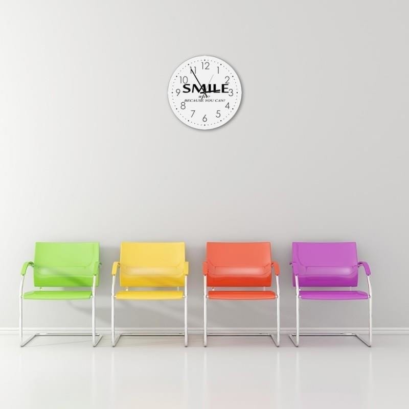 Dekoratīvais sienas pulkstenis Smile E-interjers.lv