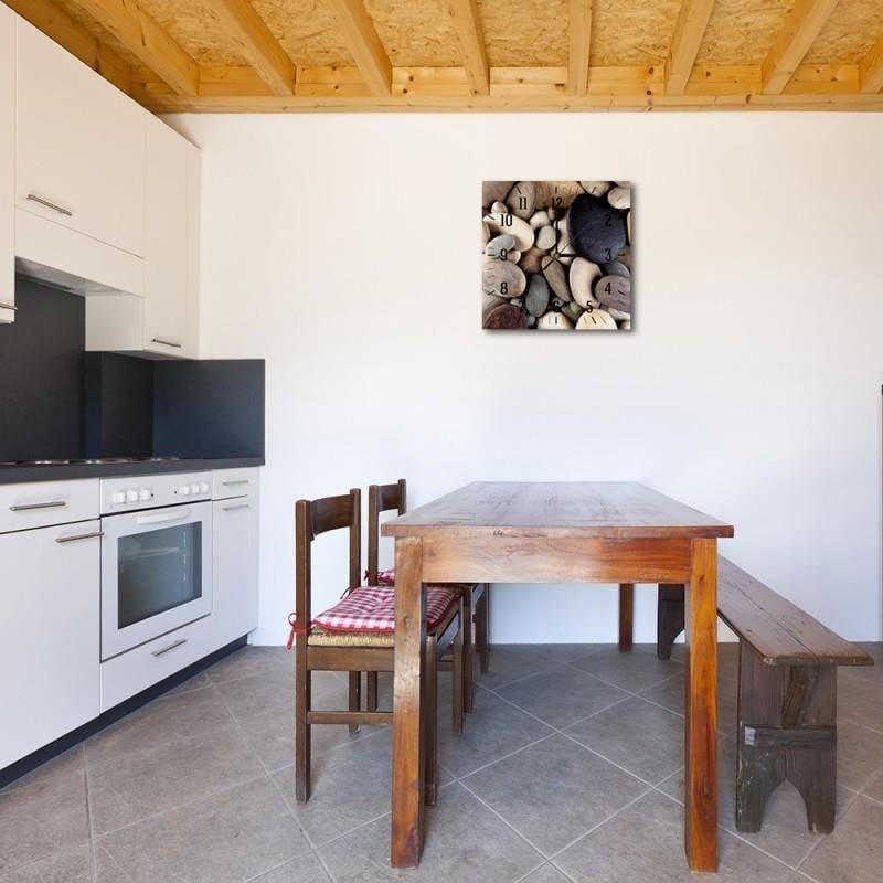 Dekoratīvais sienas pulkstenis Stone composition E-interjers.lv