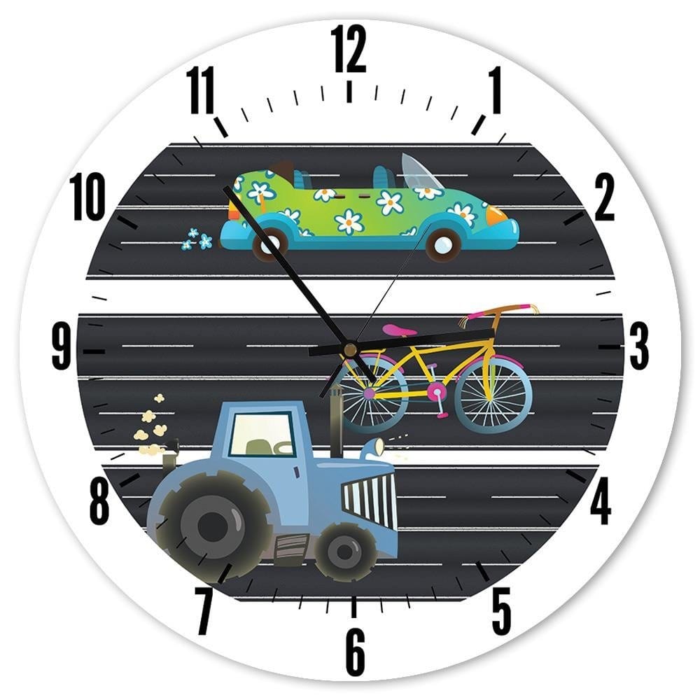 Dekoratīvais sienas pulkstenis The race against time E-interjers.lv