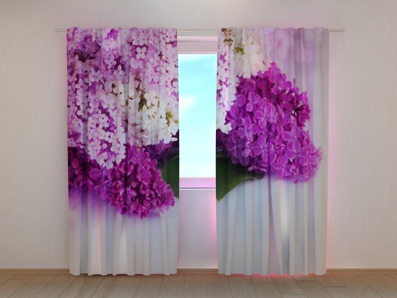Dienas un nakts aizkari - Parīzes ceriņi 180 x 140 cm (2X 90x140 cm) / SCREEN E-interjers.lv