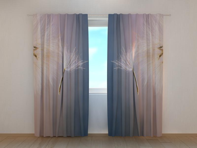 Dienas un nakts aizkari - Pienenes salidojums 180 x 140 cm (2X 90x140 cm) / SCREEN E-interjers.lv
