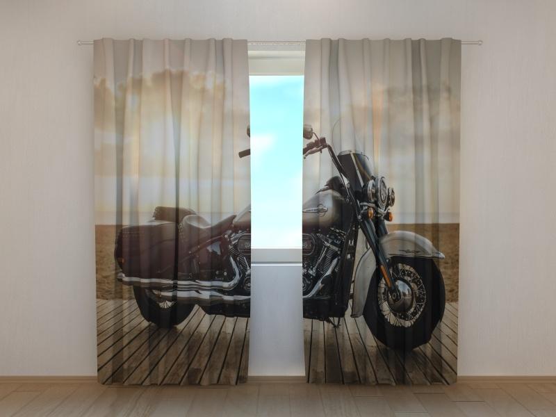 Dienas un nakts aizkari - Tavs motocikls Harley-Davidson 180 x 140 cm (2X 90x140 cm) / SCREEN E-interjers.lv