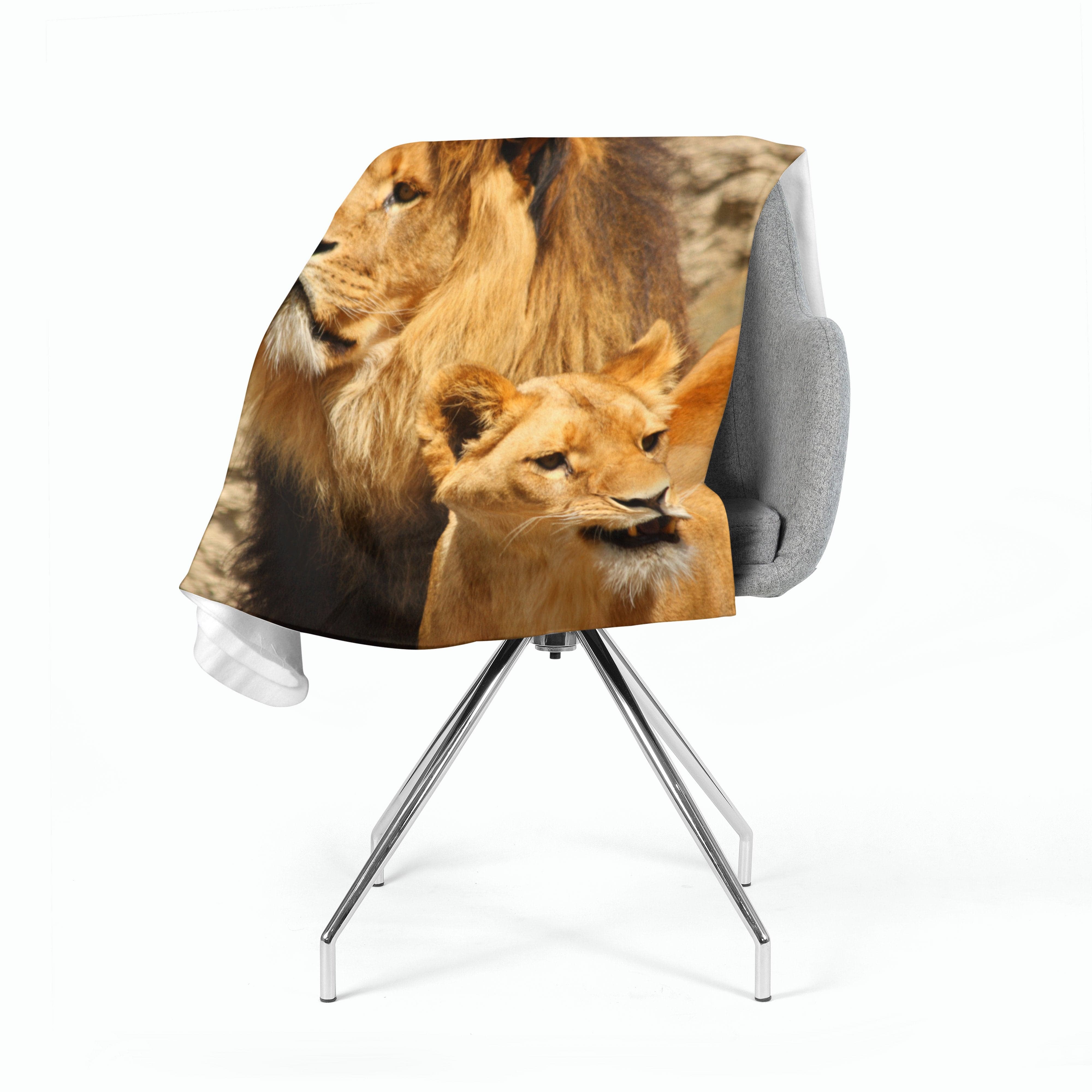 Flīsa pleds Lions E-interjers.lv