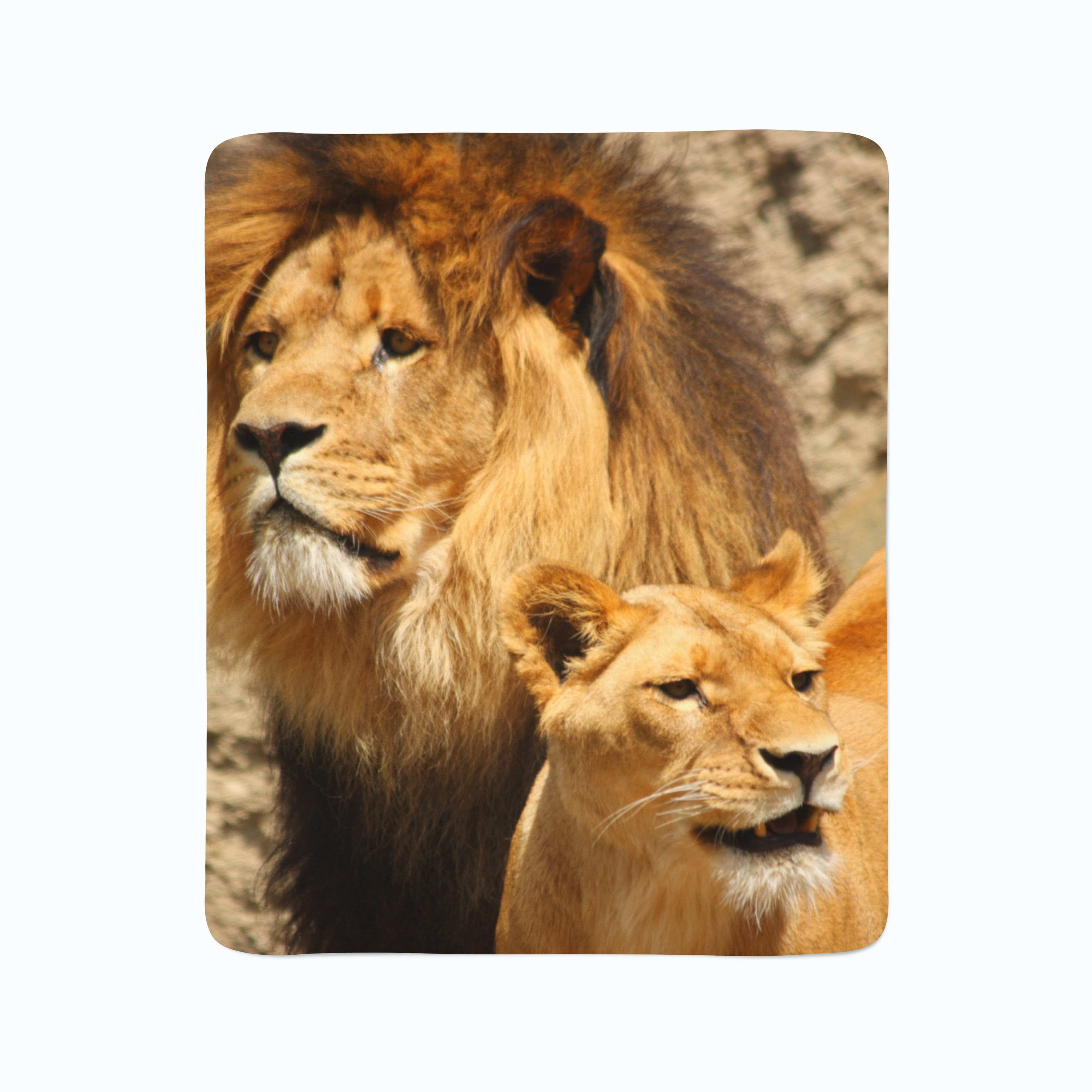 Flīsa pleds Lions E-interjers.lv