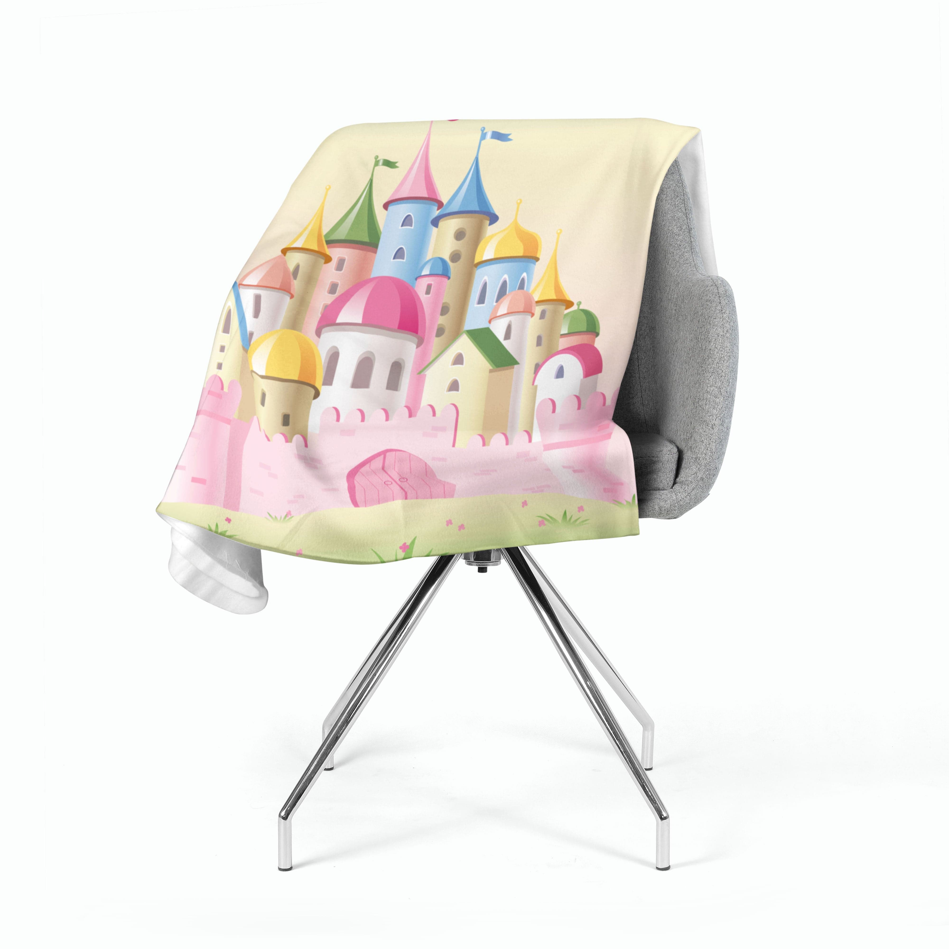 Flīsa pleds Pink Castle E-interjers.lv