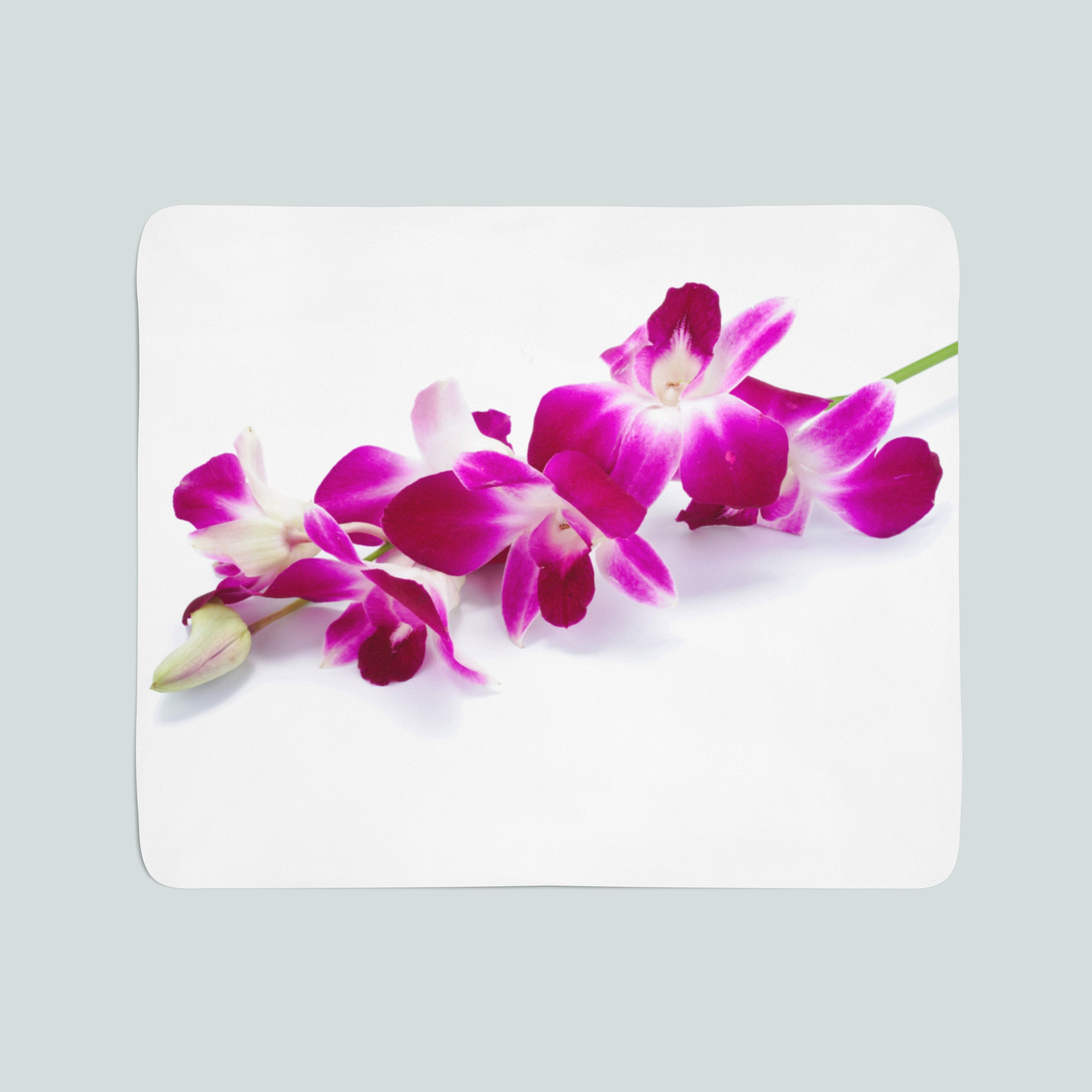 Flīsa pleds Purple-Crimson Orchid E-interjers.lv