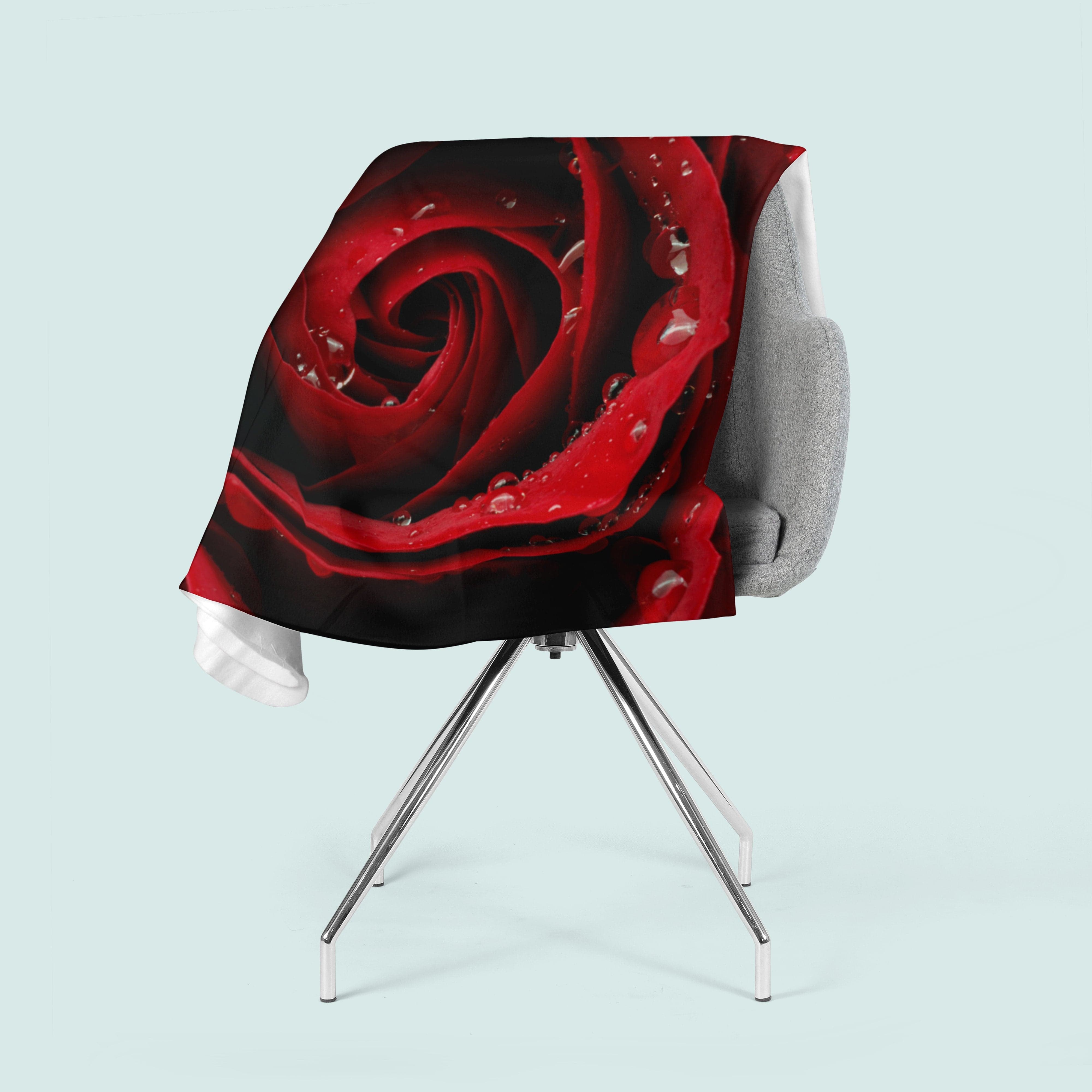 Flīsa pleds Red Rose E-interjers.lv