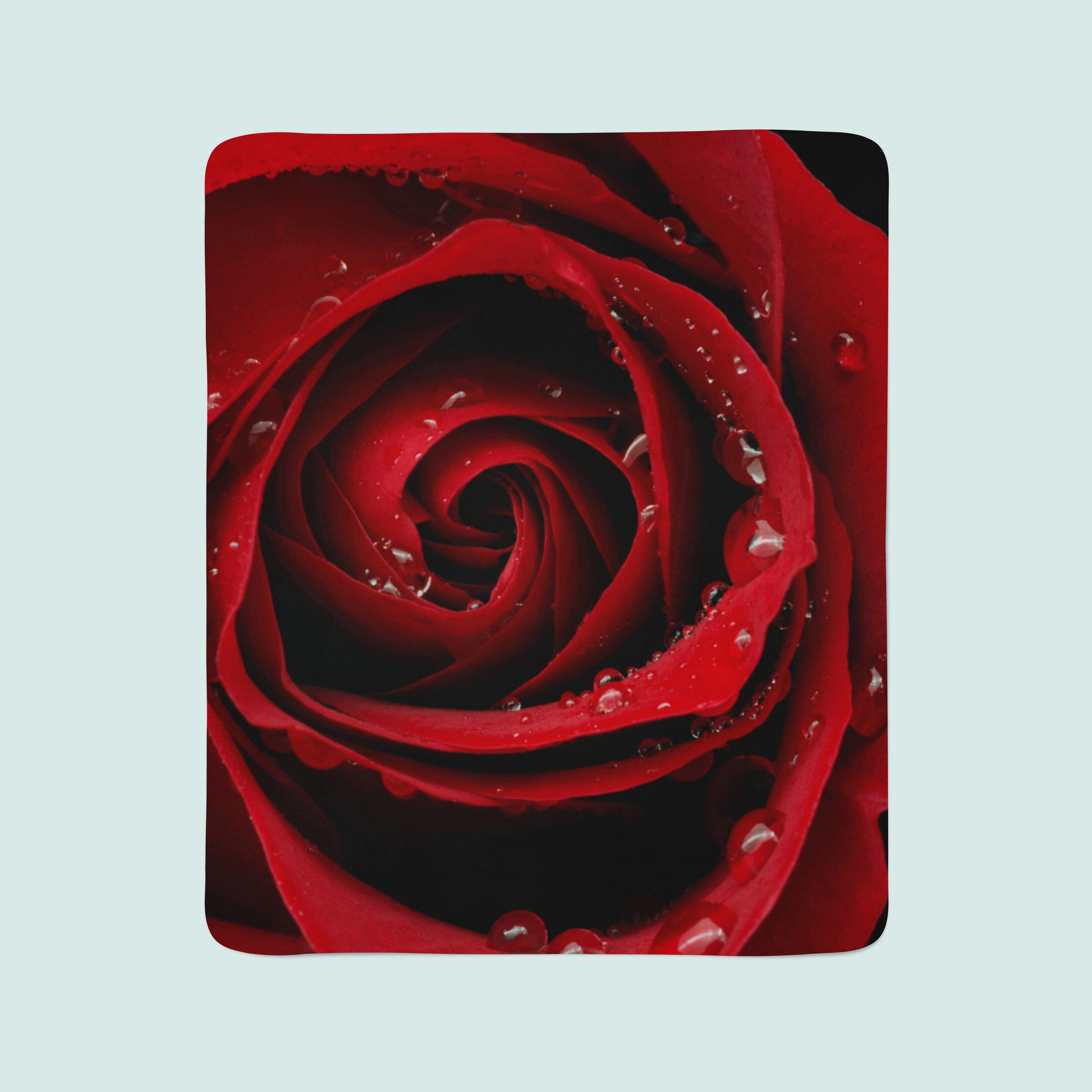 Flīsa pleds Red Rose E-interjers.lv