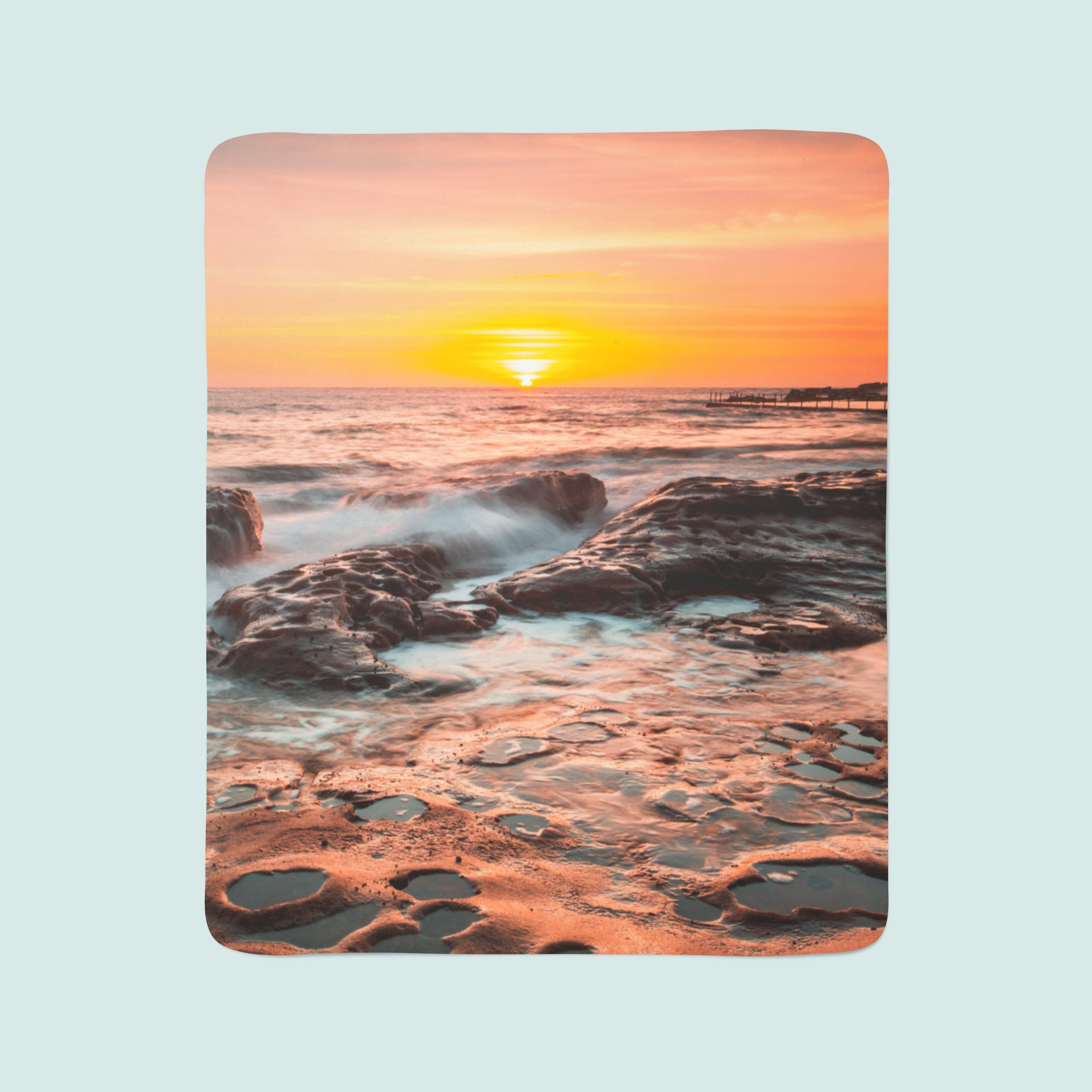 Flīsa pleds Summer Sunrise in Australia E-interjers.lv