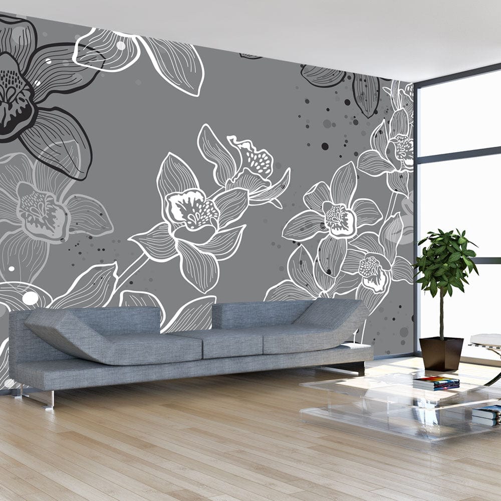 Fototapetes ar ziediem - Ziemas flora E-interjers.lv
