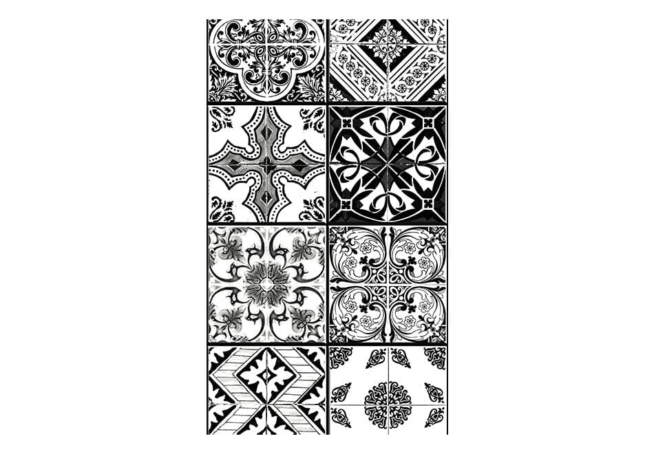 Fototapetes - Arabesque - Black&White (0,50x10 m) 50x1000 E-interjers.lv
