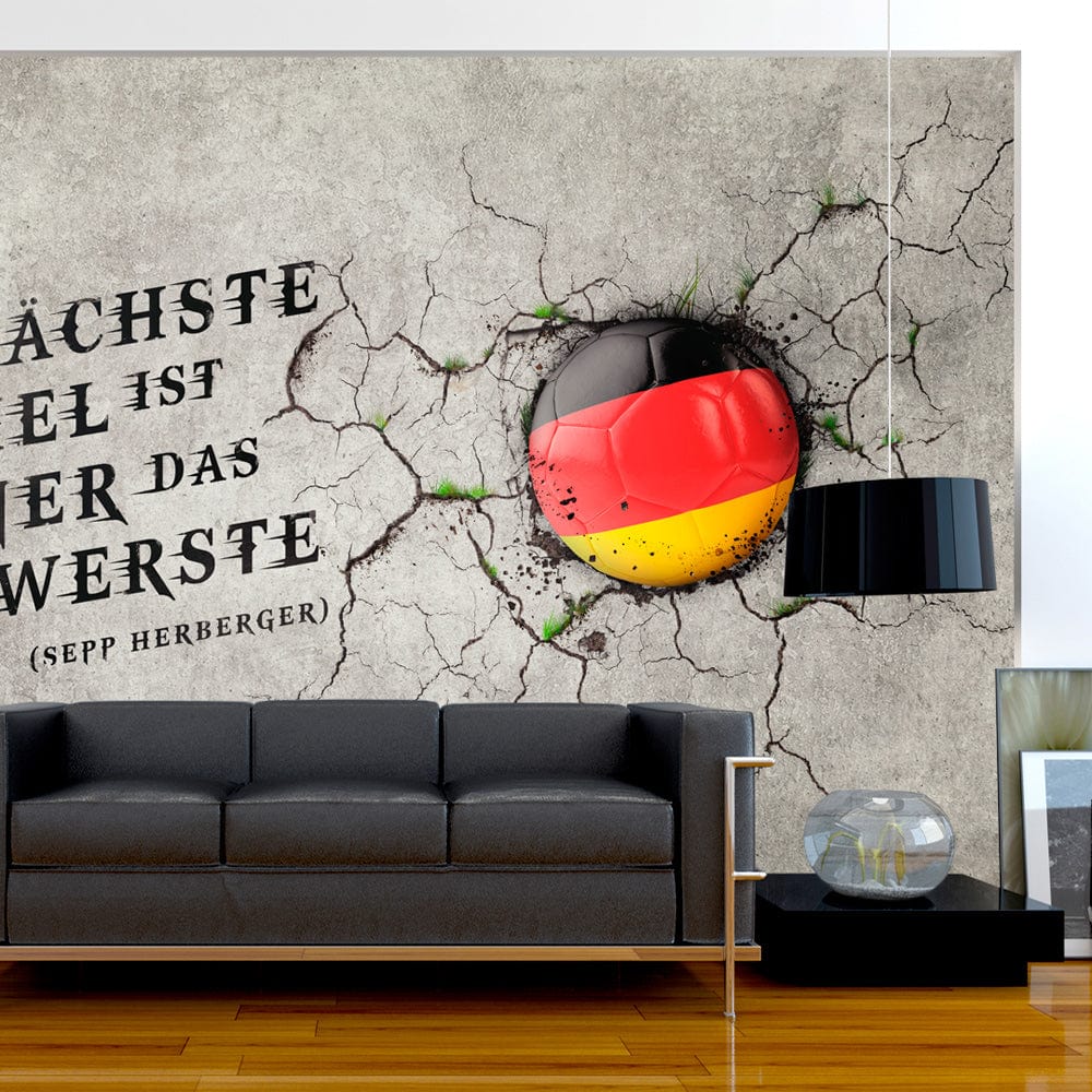 Fototapetes - Das nächste Spiel ist immer das schwerste (Sepp Herberger) E-interjers.lv