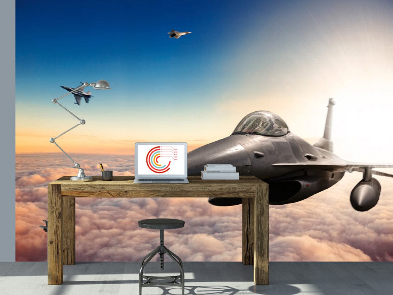 Fototapetes - F16 iznīcinātāji, 97023 E-interjers.lv