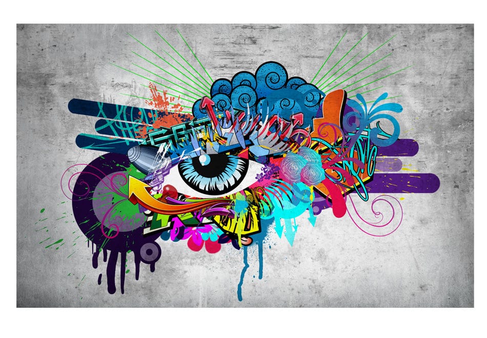 Fototapetes - Grafiti acs E-interjers.lv