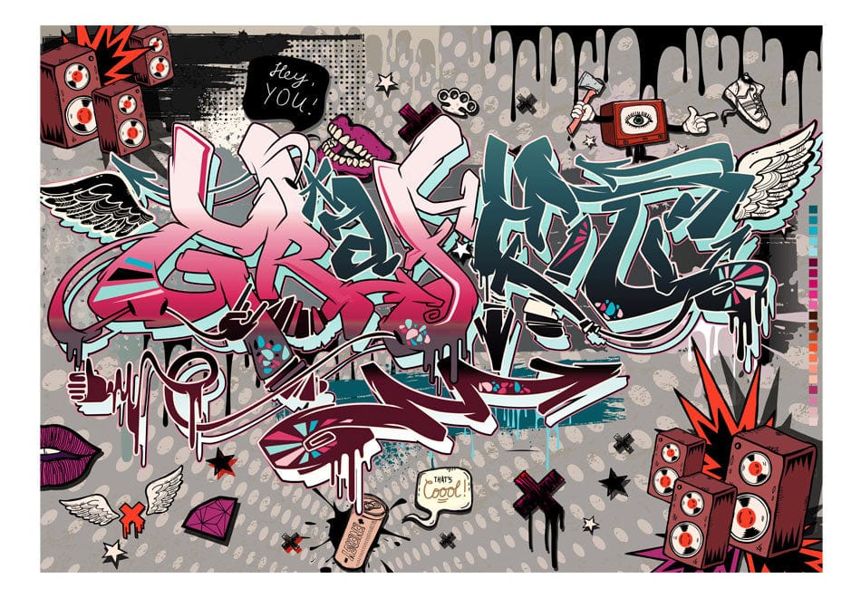 Fototapetes - Grafiti - Hei Tu! E-interjers.lv