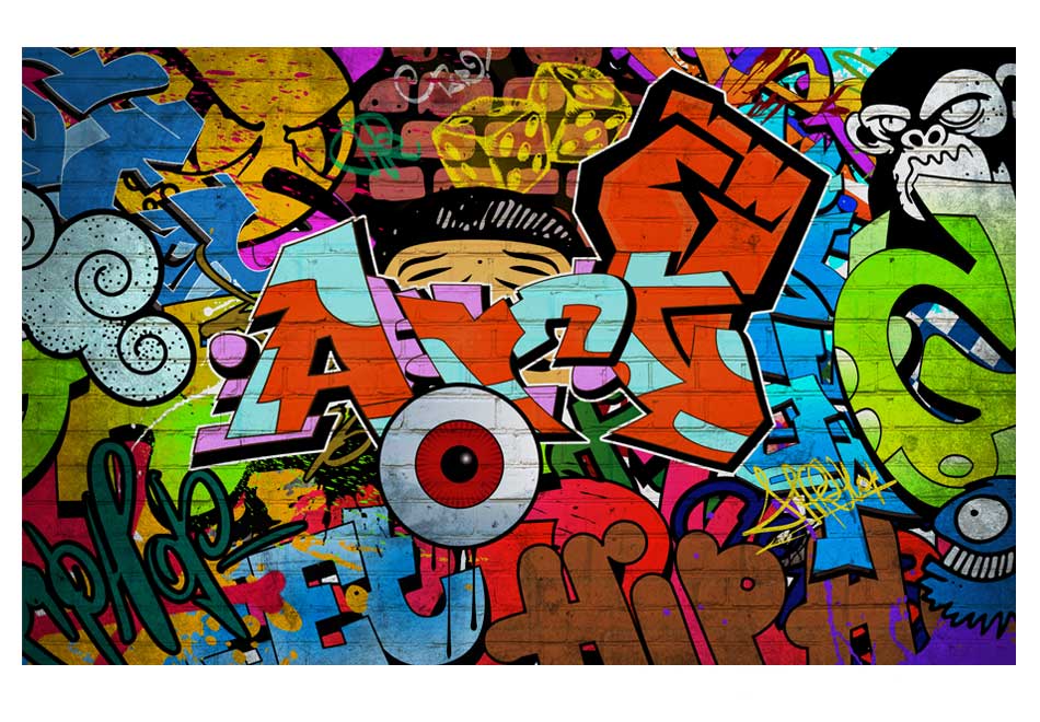 Fototapetes - Grafiti māksla E-interjers.lv
