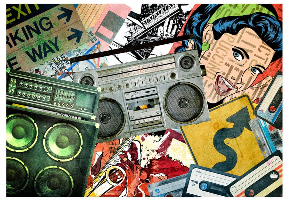 Fototapetes - Grafiti meitene E-interjers.lv