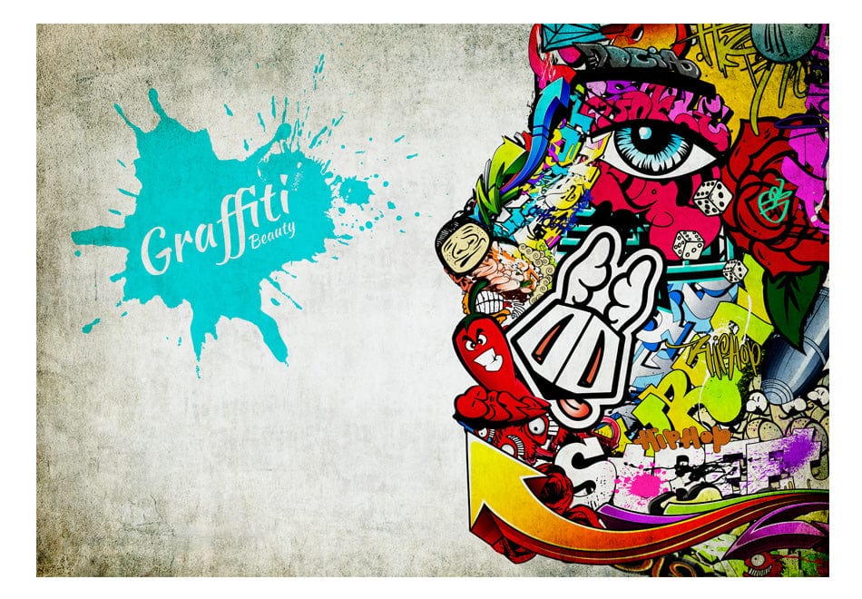 Fototapetes - Grafiti skaistums E-interjers.lv