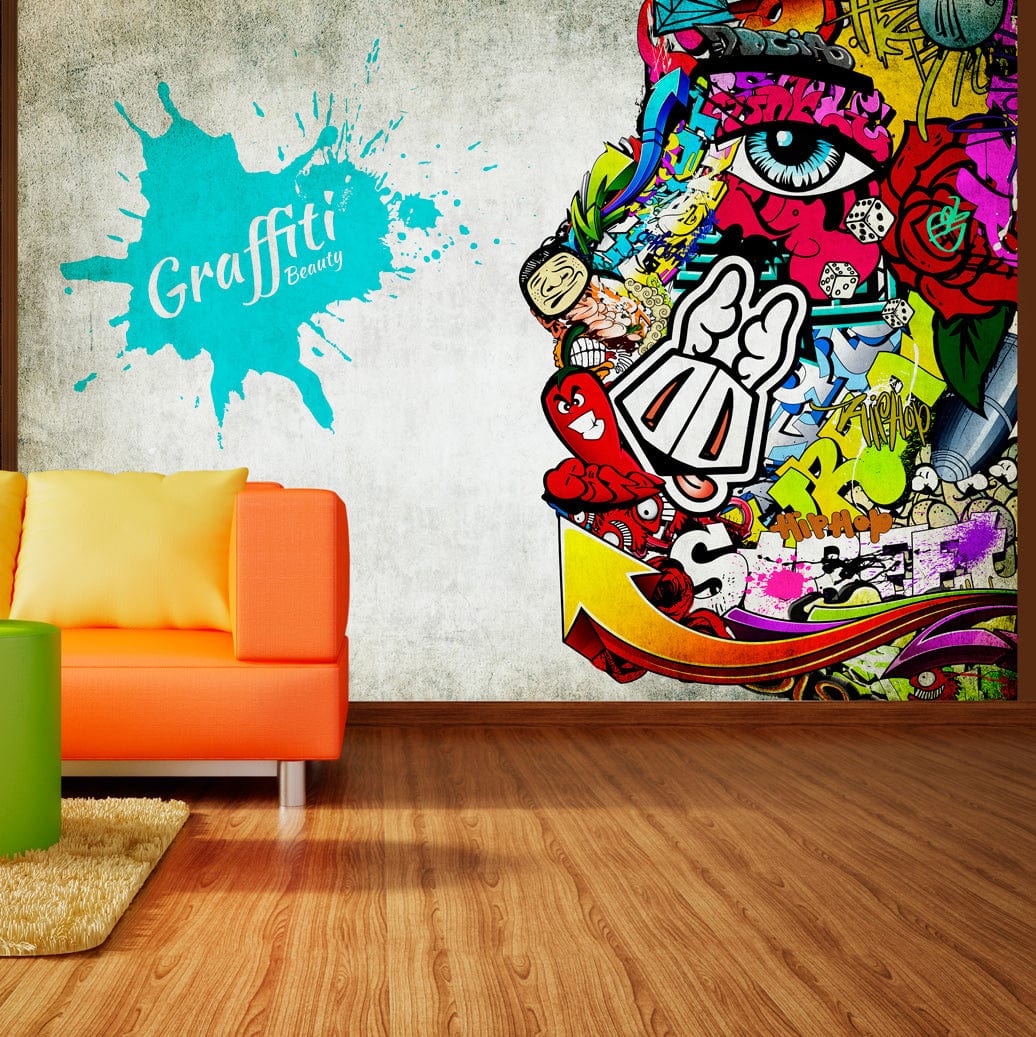 Fototapetes - Grafiti skaistums E-interjers.lv
