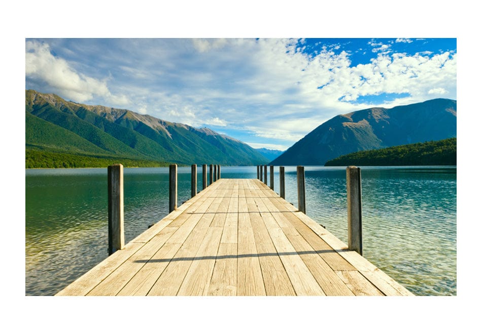 Fototapetes - Kalnu ezera tilts 450x270 E-interjers.lv