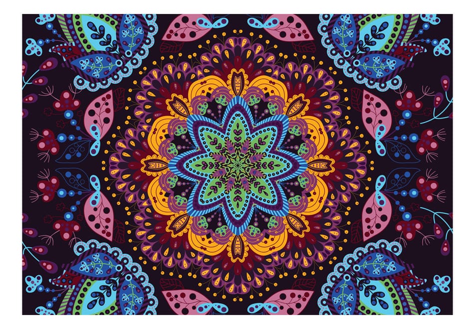 Fototapetes - Krāsains kaleidoskops E-interjers.lv