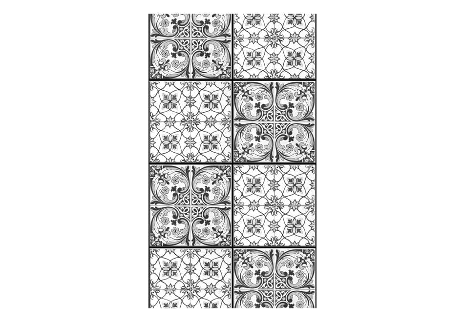 Fototapetes - Melns ornaments (0,50x10 m) 50x1000 E-interjers.lv