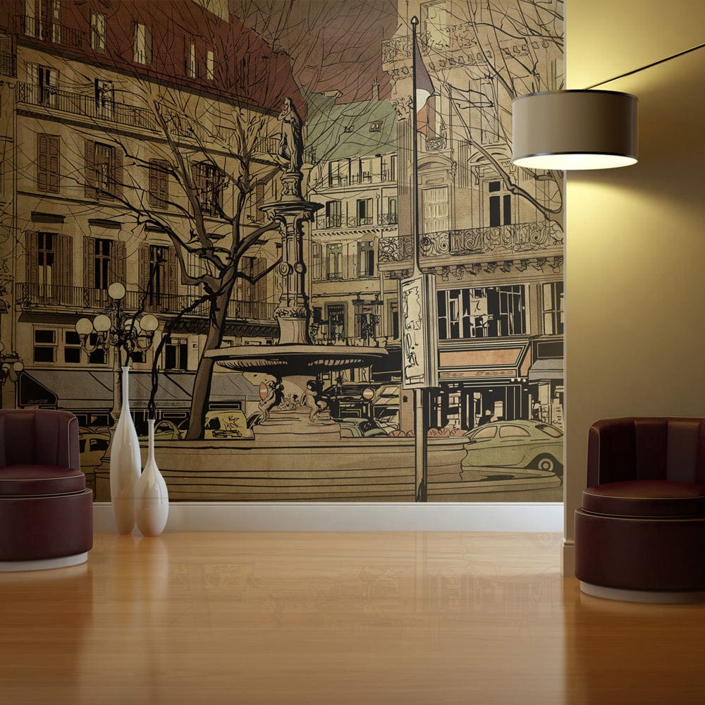 Fototapetes - Parīzes strūklaka 450x270 E-interjers.lv