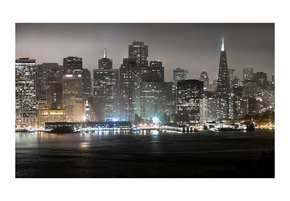 Fototapetes - Sanfrancisko naktī 450x270 E-interjers.lv