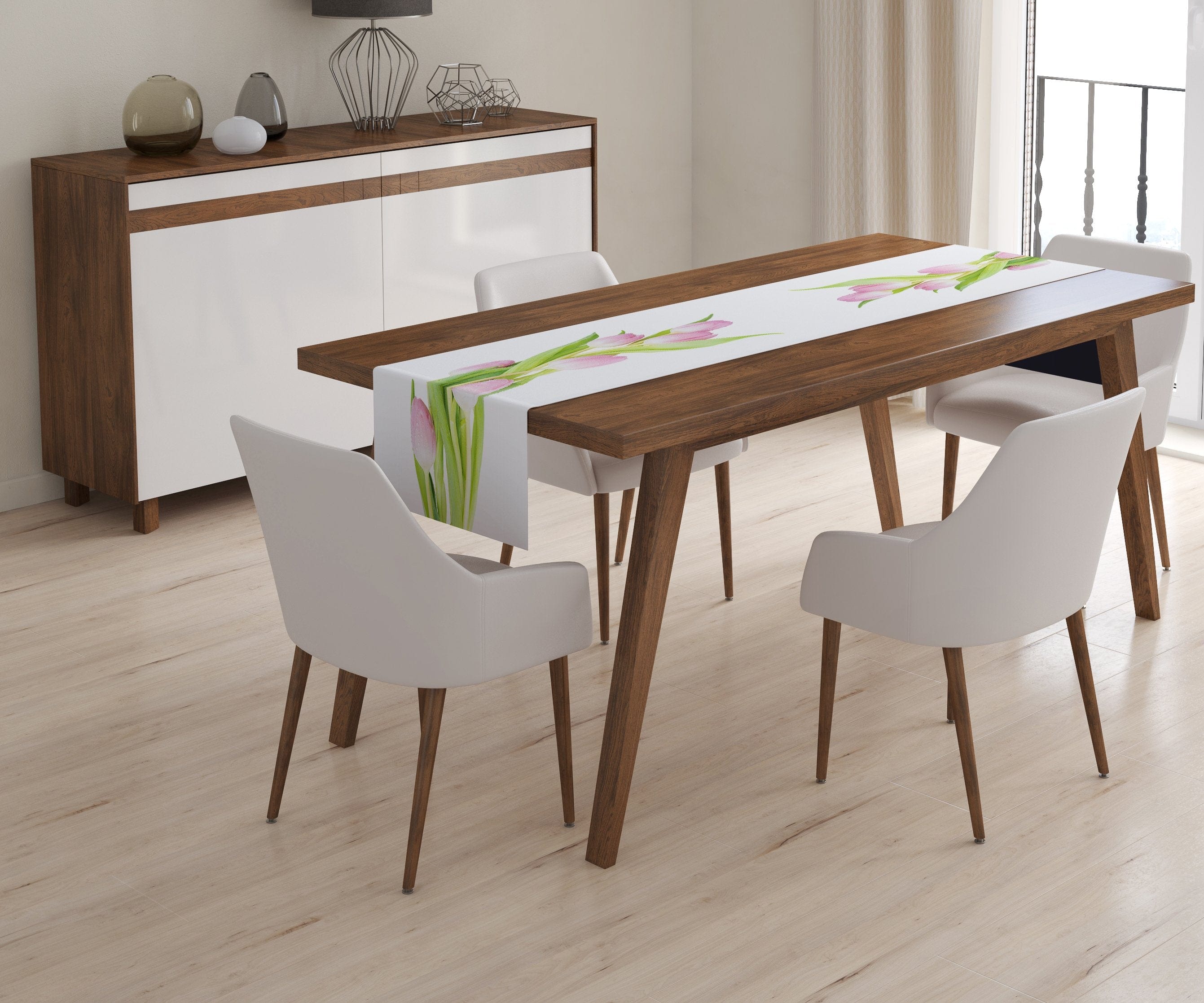 Galda celiņš Amazing Pink Tulips Home Trends