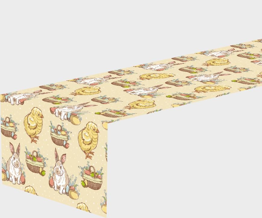 Galda celiņš Easter Chickens and Rabbits Home Trends