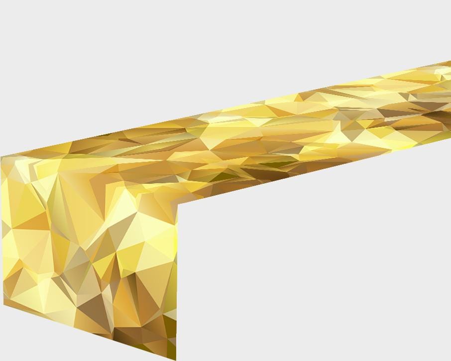 Galda celiņš Golden Abstraction Home Trends