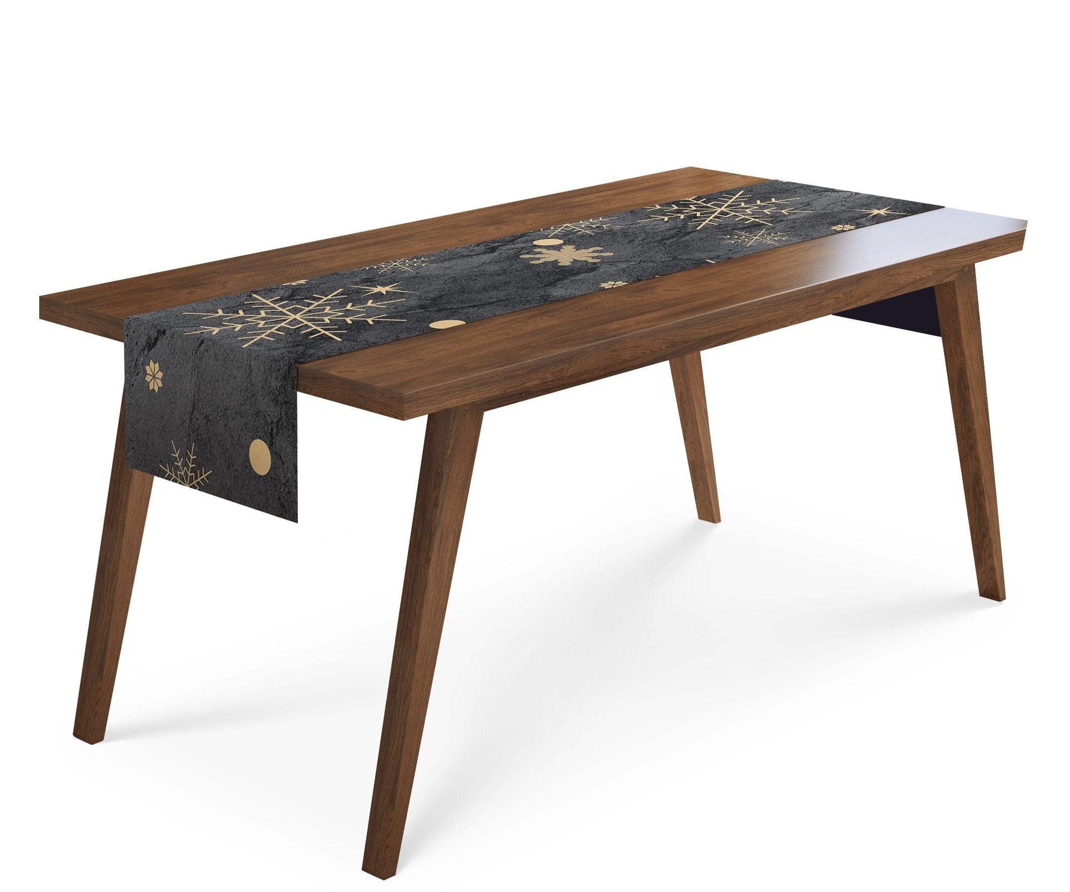 Galda celiņš Golden Snowflakes Home Trends