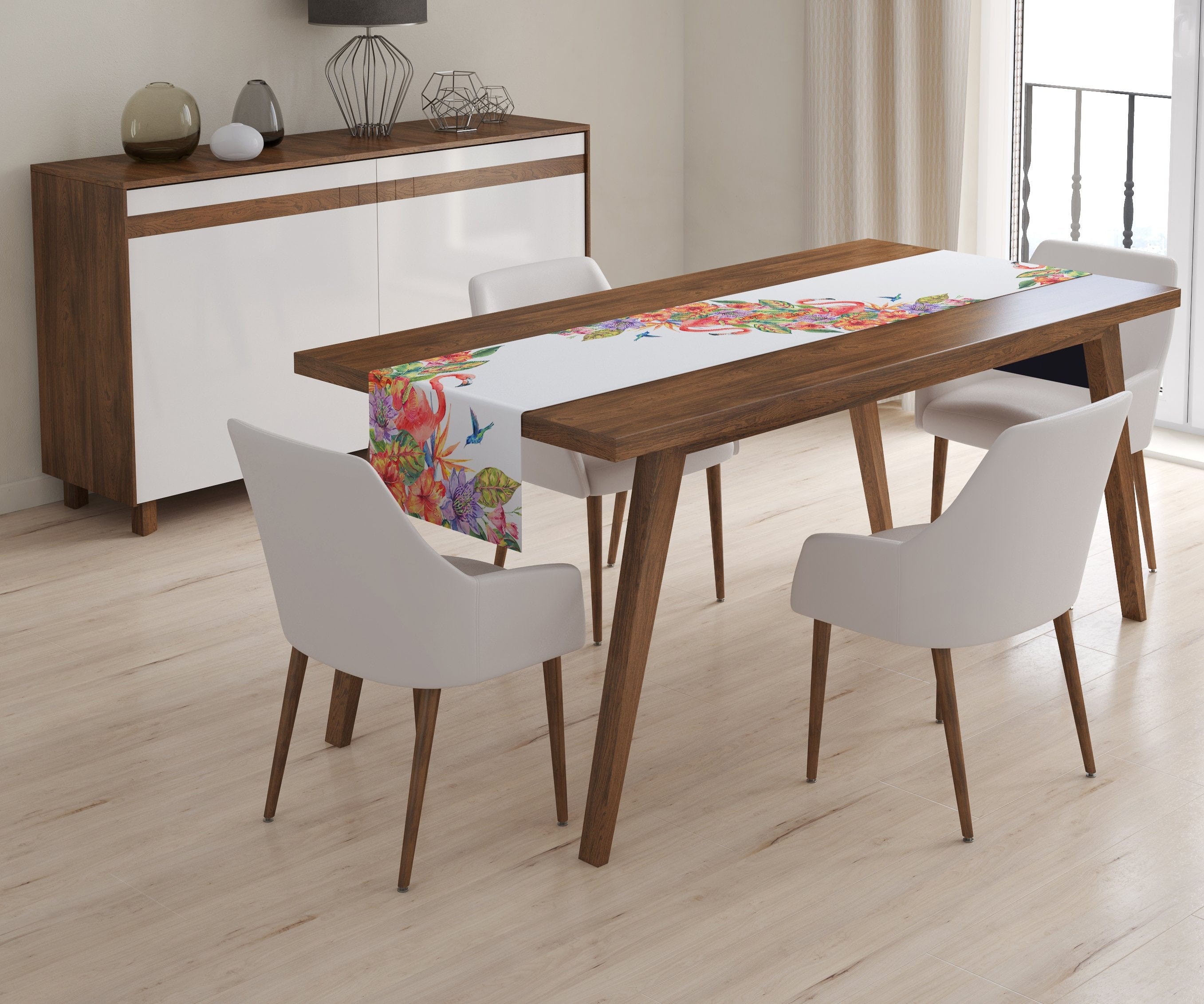 Galda celiņš Tropical Flamingo Home Trends