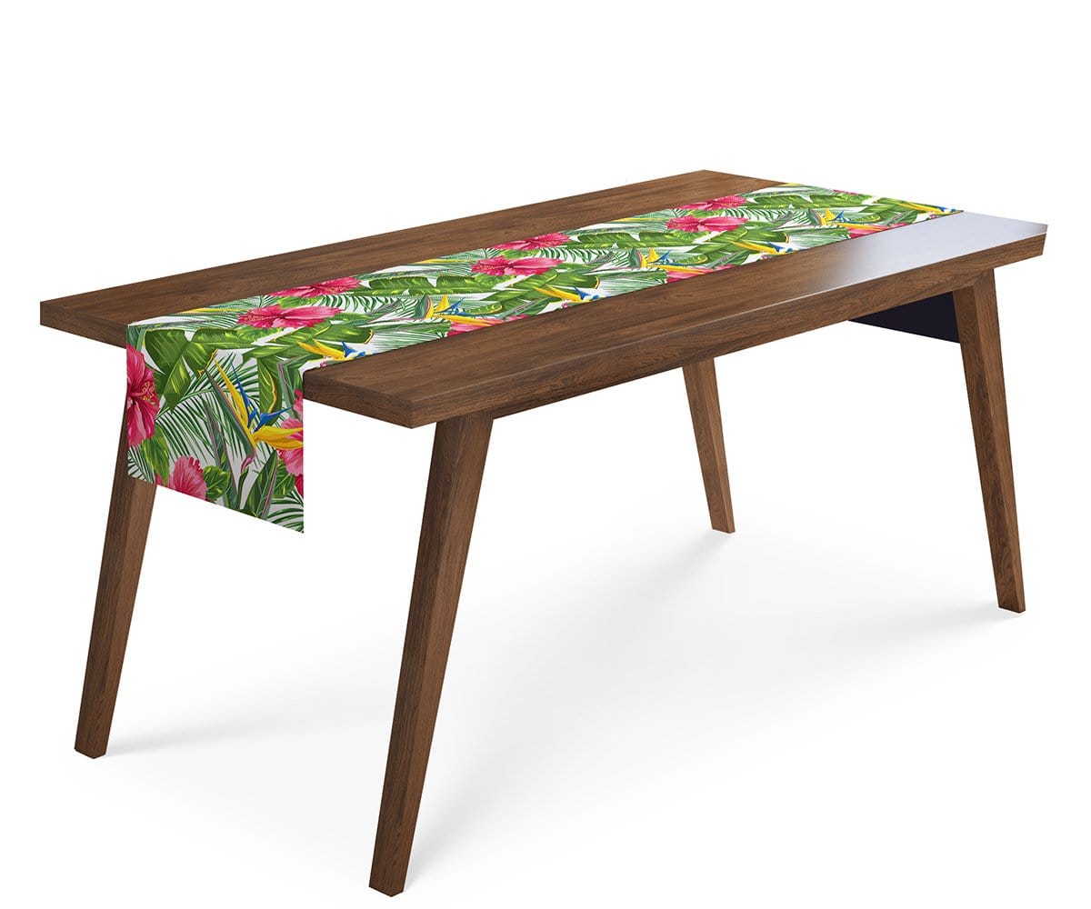Galda celiņš Tropical Leaves and Strelitzia Home Trends