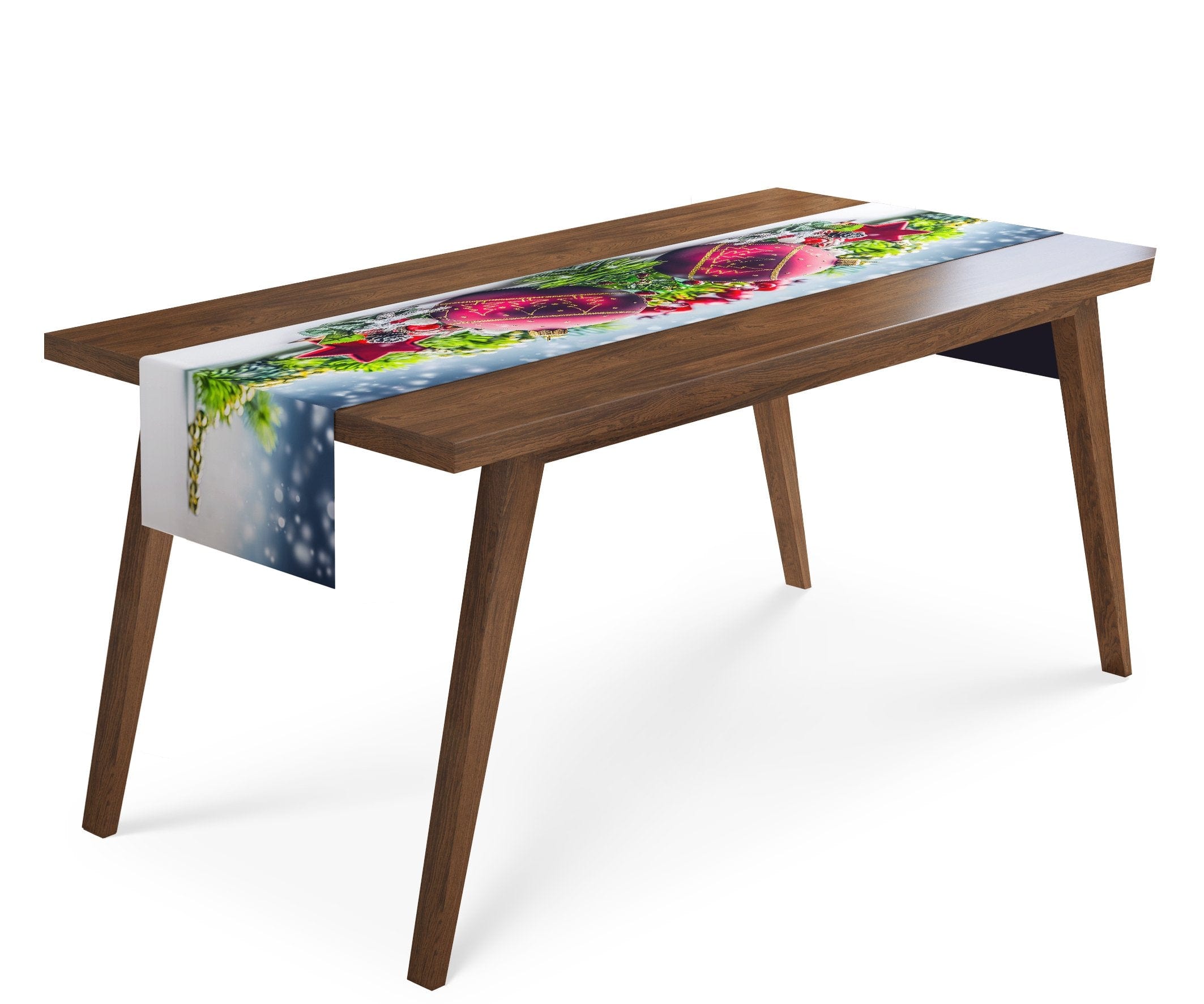 Galda celiņš Xmas Decorations with Snow Home Trends