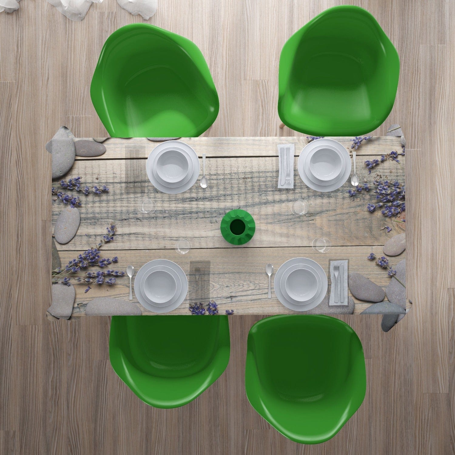 Galdauts - Lavanda uz vintāžas koka Home Trends