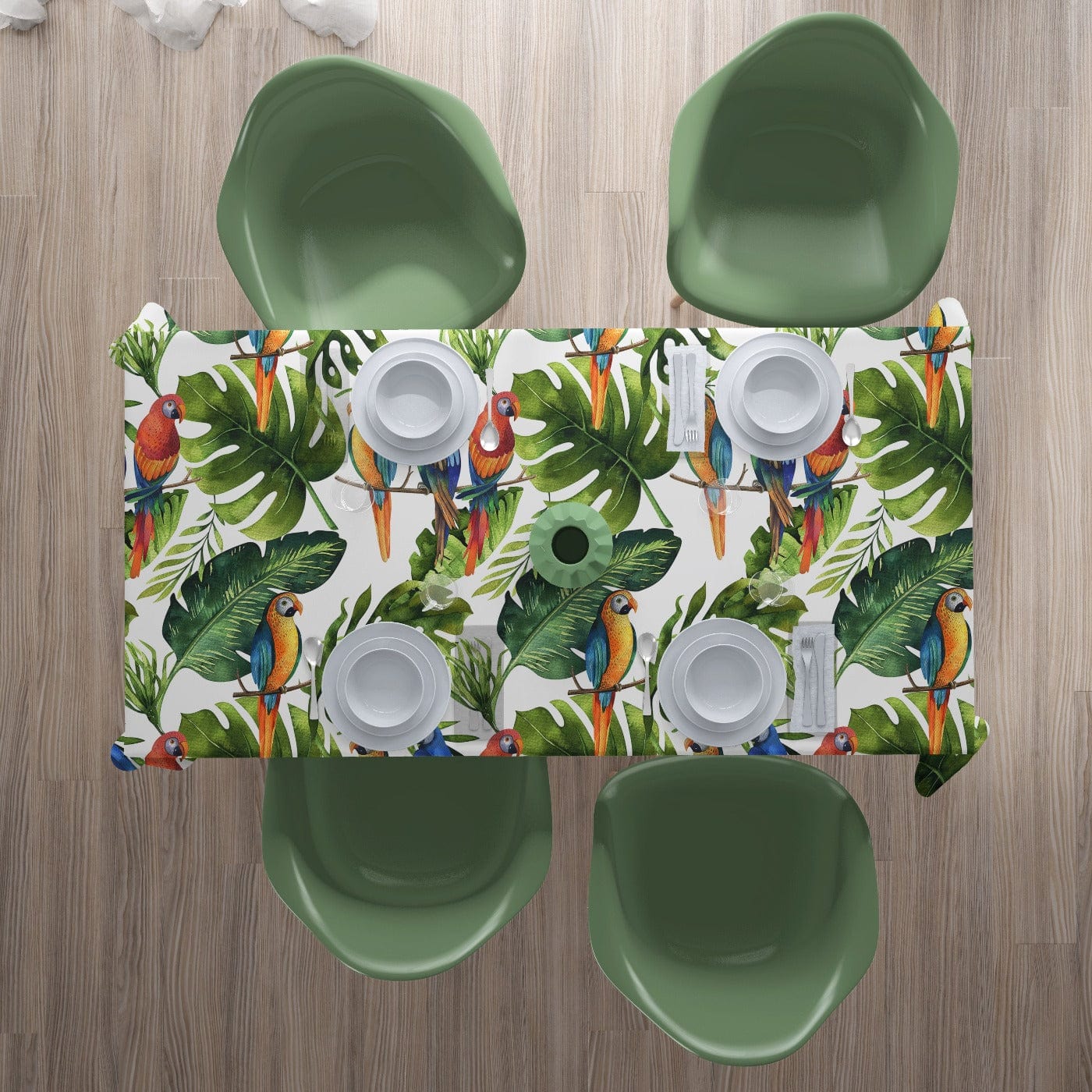 Galdauts - Palmas lapas ar papagaiļiem Home Trends