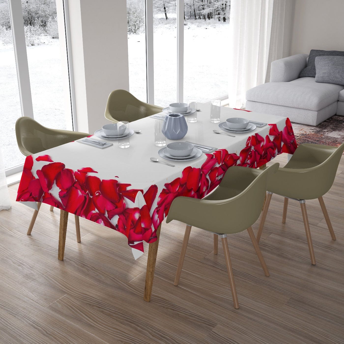 Galdauts - Sarkanās rozes ziedlapiņas Home Trends